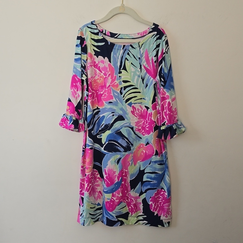 Lilly Pulitzer Tropical Girl's Dress sz 8-10 yrs